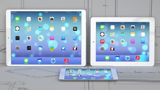 传大屏ipad pro明年第一季度生产 屏幕达12.9英寸