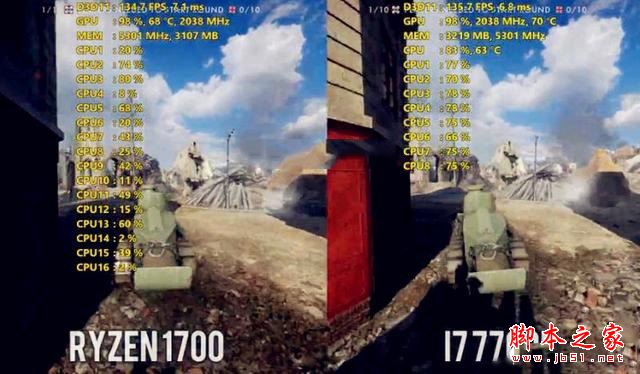 i7-700k和ryzen7 1700哪个好？i7-700k和ryzen7 1700性能/价格详细区别对比评测