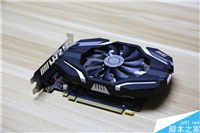 微星GTX 1050 Ti 4G OC超频版图赏:采用单风扇散热器