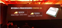 AMD Ryzen 5上市时间曝光:4月17日正式发布并上市