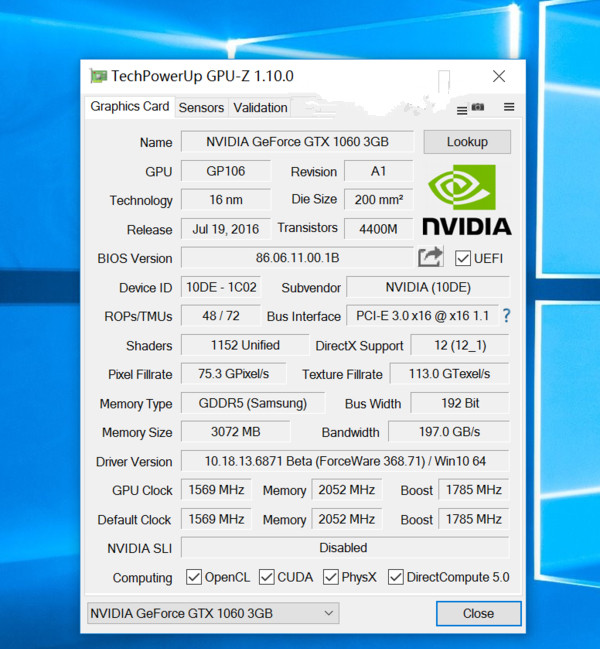 gtx1060 3g与6g性能差距有多大 gtx1060 3g和6g性能对比评测