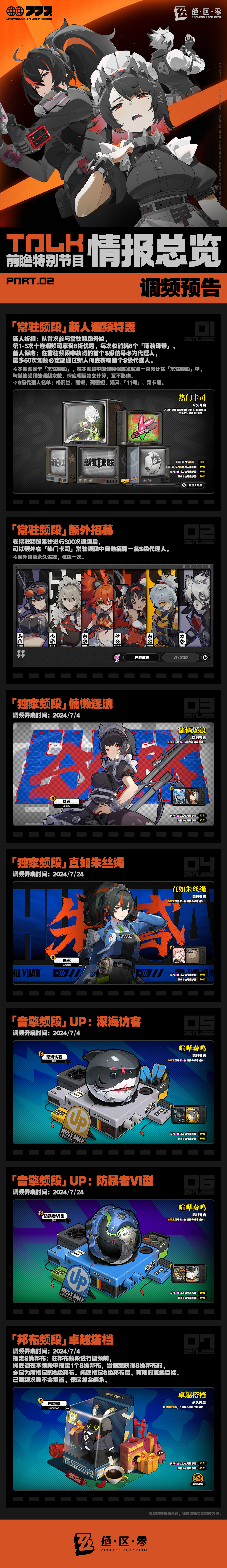 米哈游都市动作冒险游戏《绝区零》7 月 4 日全平台公测,登录即送 30 抽奖励