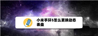 小米手环5动态表盘在哪? 小米手环5动态表盘下载更换的方法