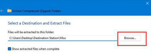 快速使用win11系统解压功能