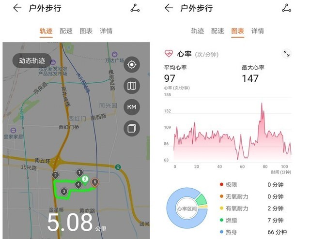 1.53英寸3d弧面柔性屏+麒麟a1芯片 华为手环b6全面评测 