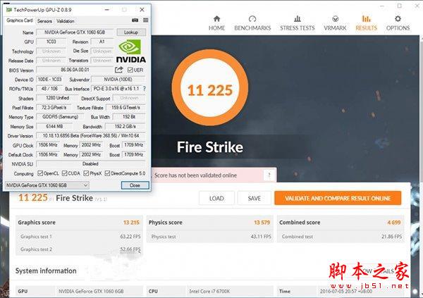 nvidia gtx 1060 3dmark跑分曝光：略超rx 480