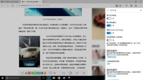 win10系统edge浏览器禁止flansh加载的方法 win10系统edge浏览器禁止flansh加载的方法