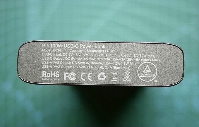 旅行全能充——迪奥科 26800mah 100wpd充电宝
