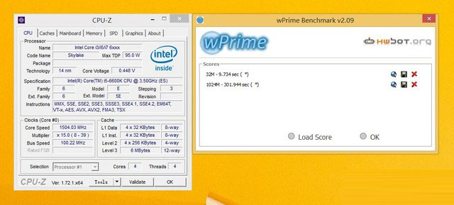 skylake珊珊来迟 intel酷睿六代i5-6600k和i7-6700k对比评测