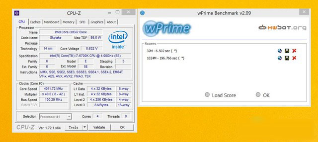 skylake珊珊来迟 intel酷睿六代i5-6600k和i7-6700k对比评测