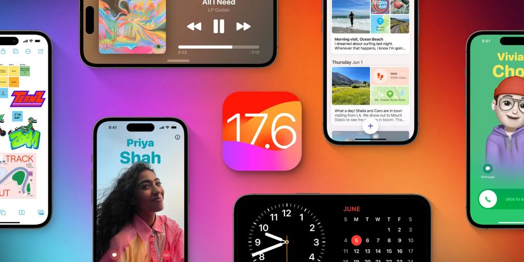 苹果推出 ios / ipados 17.6、macos 14.6、watchos 10.6 第 2 个公测版