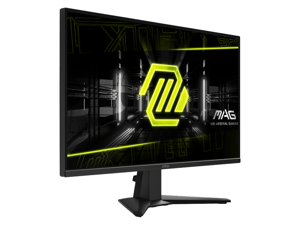 微星发布 mag 275qf 显示器:2560×1440 分辨率,180hz 刷新率 显示器侧面