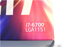 Skylake i7/i5包装实物完全曝光!14nm扑面而来