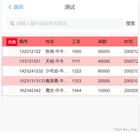 vue+vant移动端显示table表格加横向滚动条效果