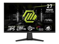 微星发布 MAG 275QF 显示器:2560×1440 分辨率,180Hz 刷新率