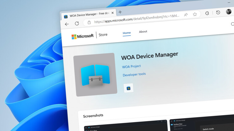 woa 设备管理器登陆微软应用商店,可在 surface duo 上安装 win11 系统