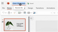 网页版微软 Word、Excel 和 PowerPoint 改进“文件”菜单:优化重命名、增强自动保存