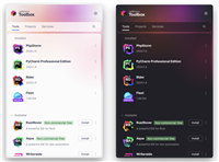浏览器扩展支持 Gitee,JetBrains Toolbox IDE 工具更新 2.4 版本:界面重新设计