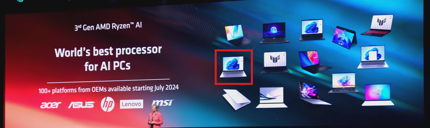 联想新款 yoga pro 14s 笔记本真机曝光:锐龙 ai 300 系列、新家族设计语言 amd 台北电脑展
