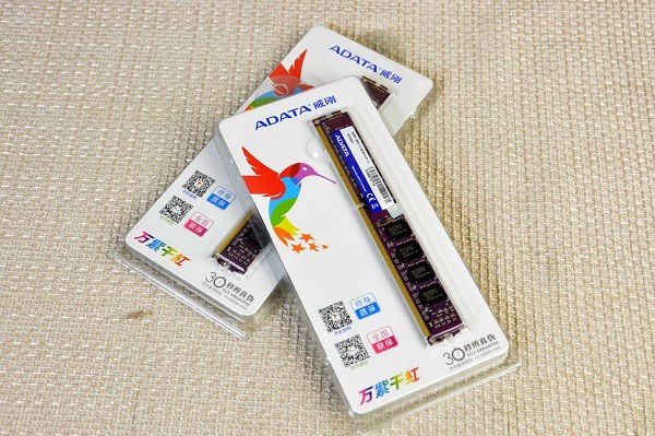 威刚4gb ddr3-1600内存