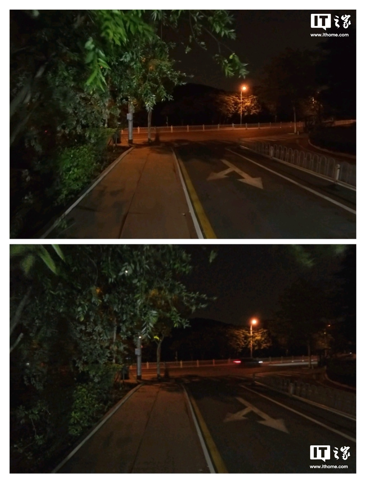 夜景对比