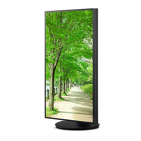 夏普 nec 推出 multisync ea272u 商用显示器,搭载 27 英寸 4k 面板 垂直展示