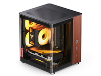 双 R 角折弯玻璃 + 胡桃木饰板,乔斯伯推出 ITX 海景房机箱 TK-0