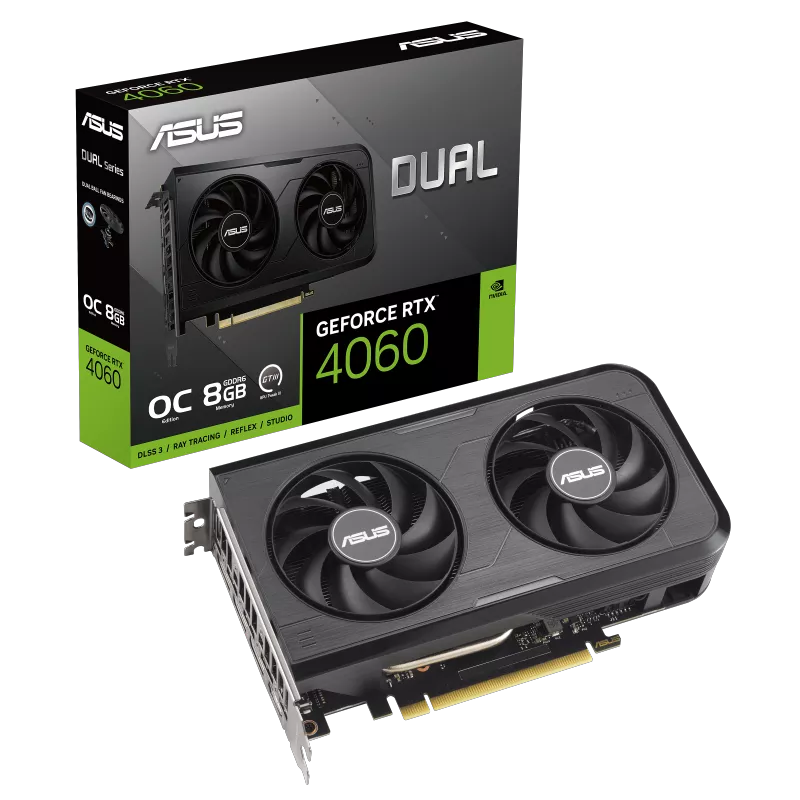 华硕推出 rtx 4060 dual v3 显卡:双槽双风扇散热、风扇尺寸减小 华硕 rtx 4060 dual v3 显卡