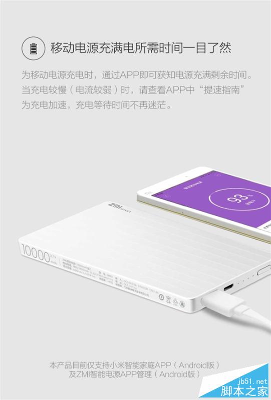 小米首款快充电源登场：app看电量