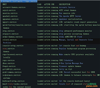 在Linux系统中查看所有正在运行服务的方法小结