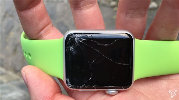 怒点36个赞 apple watch入手俩小时就摔碎