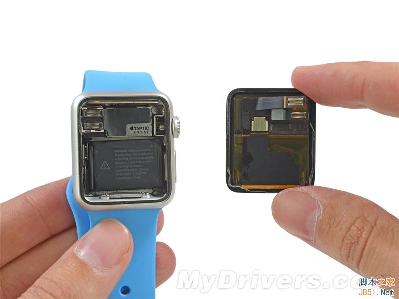 apple watch详尽拆解：电池太失望了！