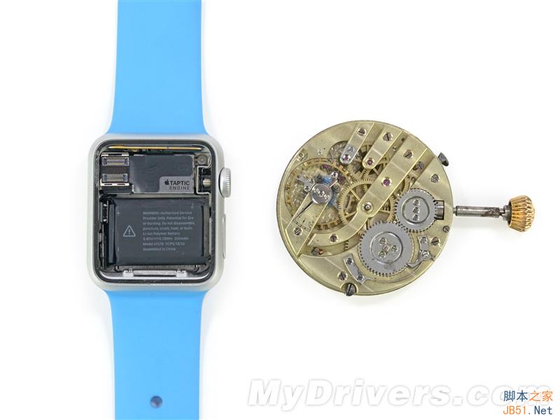 apple watch详尽拆解：电池太失望了！
