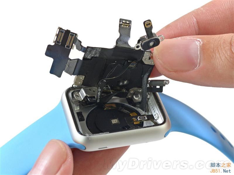 apple watch详尽拆解:电池太失望了!
