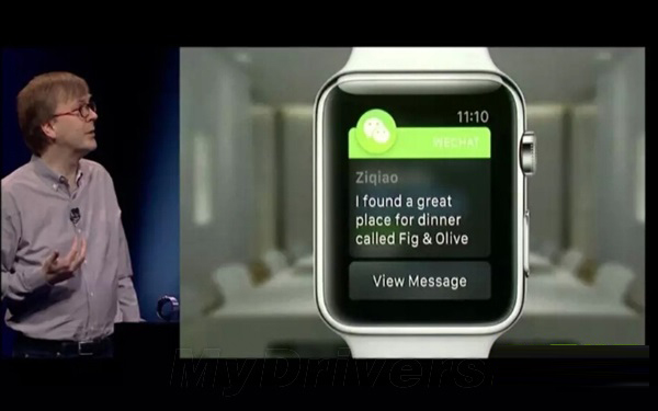 apple watch内置微信 点击手表即可发信息