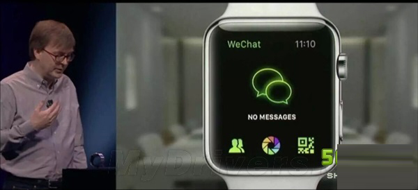 apple watch内置微信 点击手表即可发信息