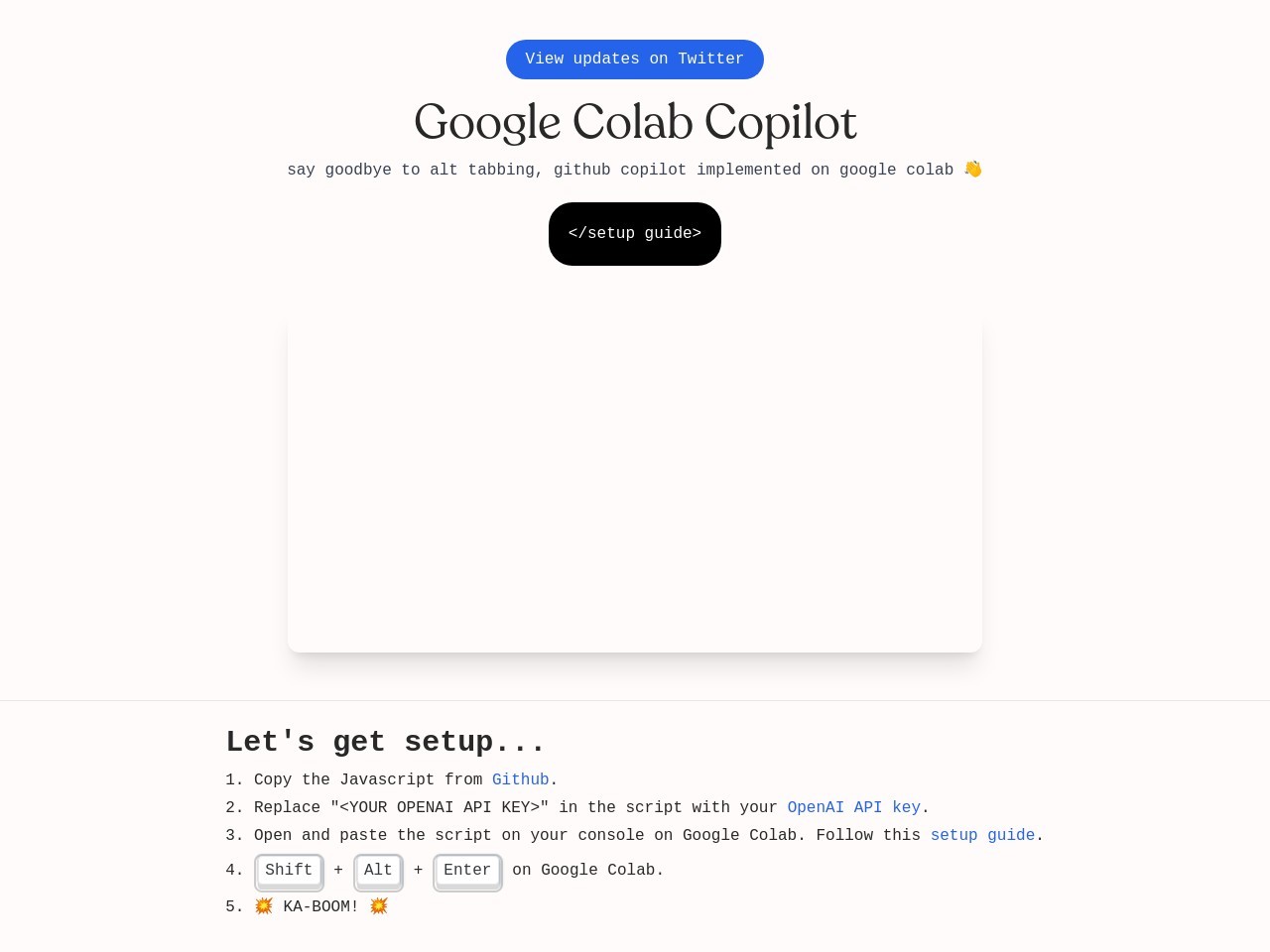 google colab copilot