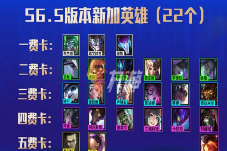 五费卡有多少张?英雄有几张?