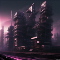 【AI+MJ提示词】Midjourney提示词系统化-反乌托邦(Dystopian)和技术朋克
