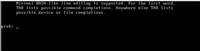 修复Minimal BASH-like line editingis supported