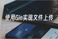 探索Gin框架:Golang使用Gin完成文件上传