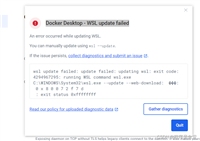 【docker】Windows10安装Docker Desktop - WSL update failed