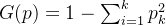 g(p)=1-\sum_{i=1}^{k}p_{k}^{2}