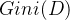 gini(d)