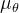 \mu _{\theta }