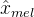 \hat{x}_{mel}