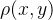 \rho (x,y)
