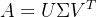 a = u\sigma v^{t}