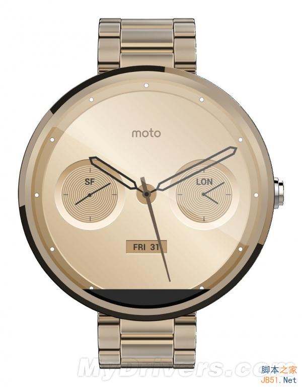 土豪金版moto 360上架摩托官网：美醉了！