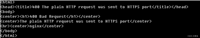 The plain HTTP request was sent to HTTPS port